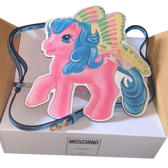 Moschino Handbags - Moschino x My Little Pony runway rare pink fantasia  backpack